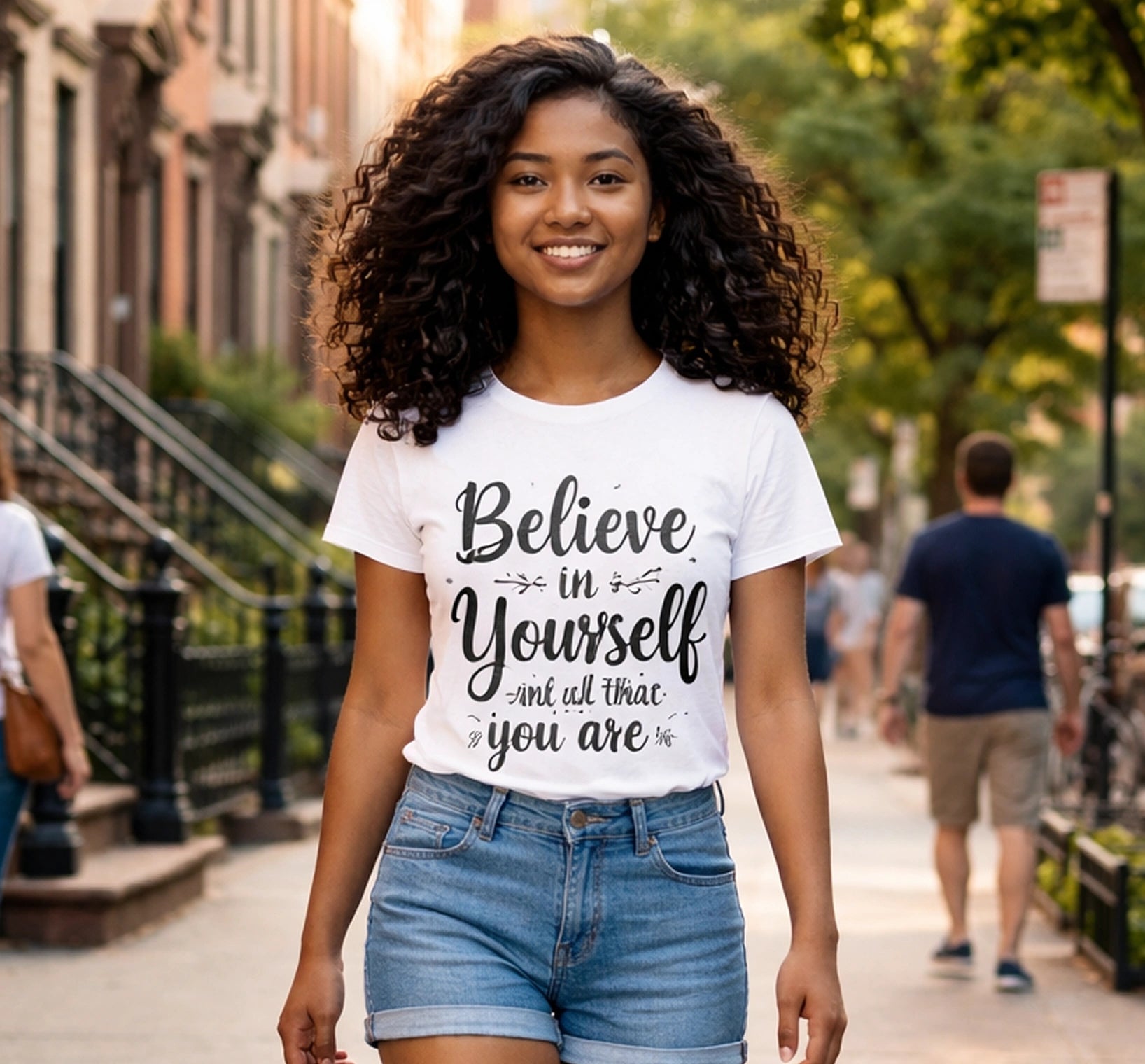 Believe In T-Shirt  Crop Top