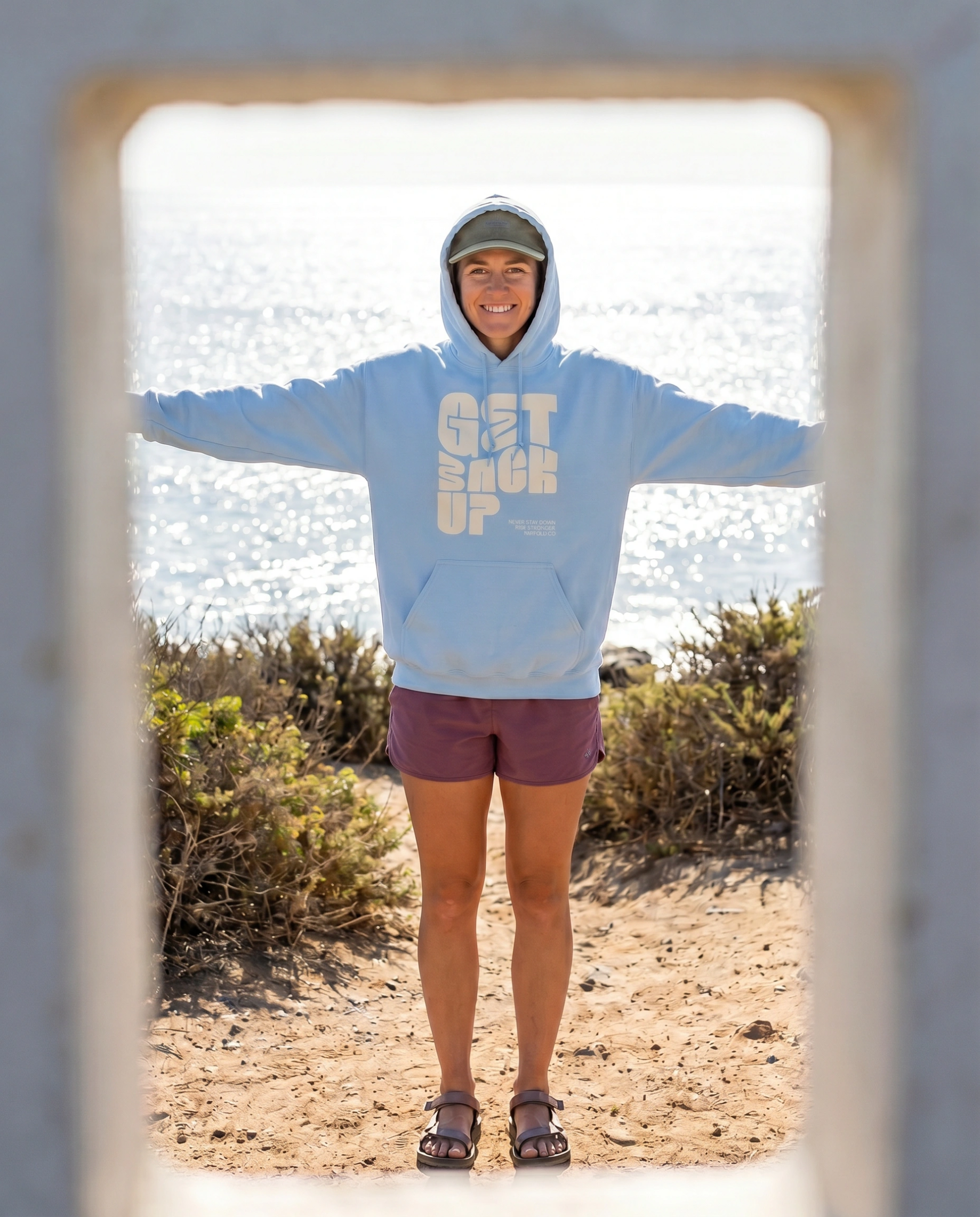 GET BACK UP - UNISEX HOODIE